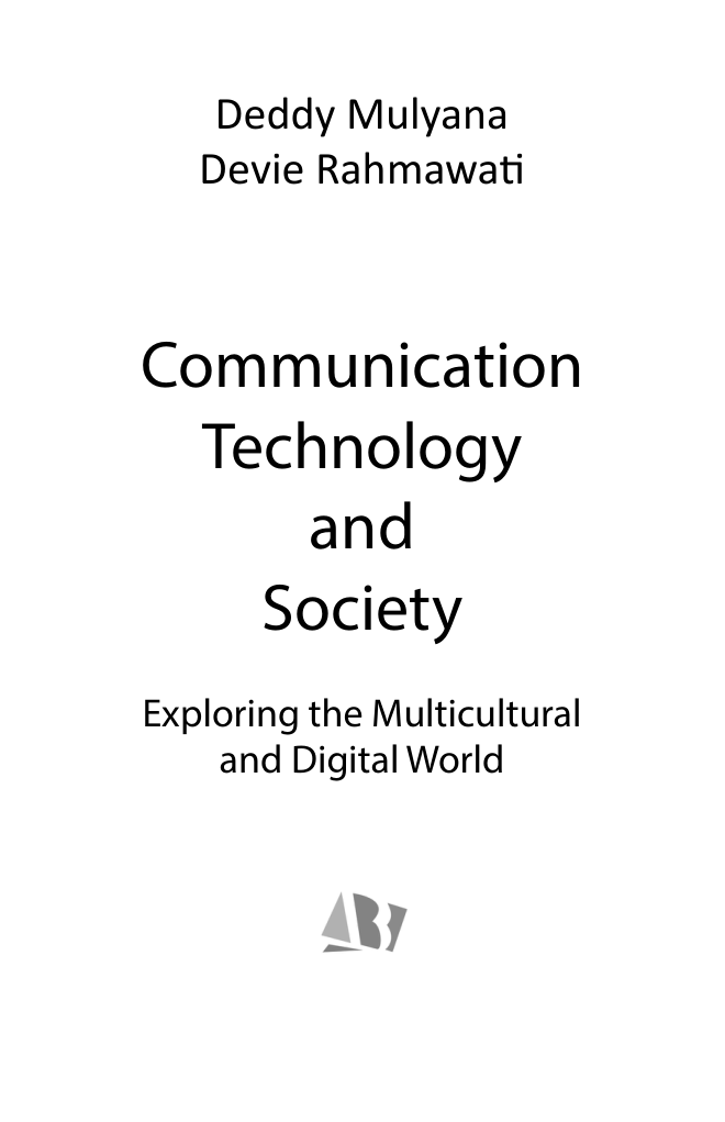Communication Technology And Society
